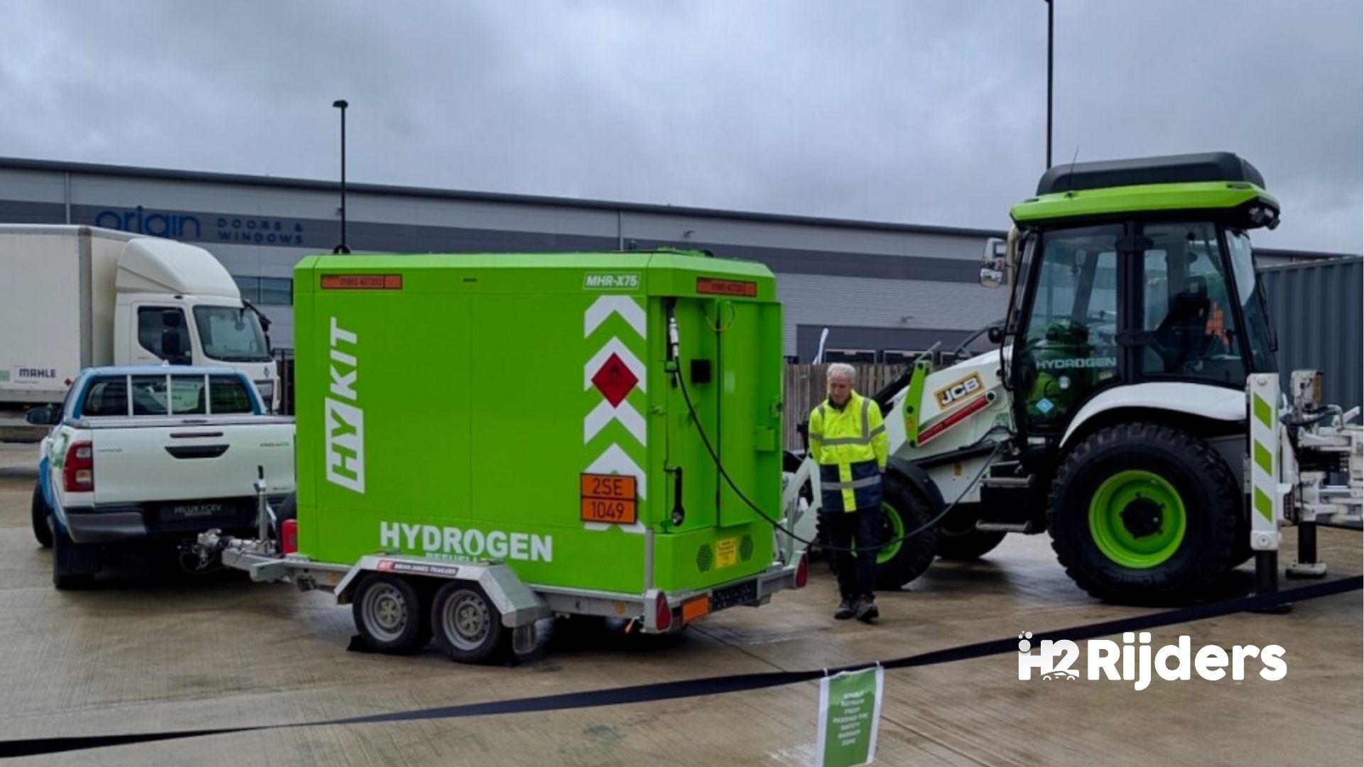 HyKit lanceert mobiele waterstof-tankunit voor de bouwplaats